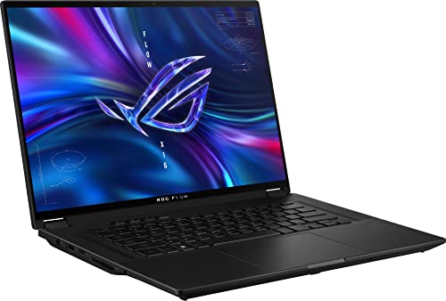 Asus Rog Flow X16 16.0" Touchscreen 165Hz Wqxga Ips Gaming Laptop (Amd Ryzen 9 6900Hs 8-Core, 16Gb Ddr5, 2X1Tb Pcie Ssd Raid 0 (2Tb), Geforce Rtx 3060 6Gb, Backlit Kyb, Wifi 6E, Win11Home) W/Hub #TOP2