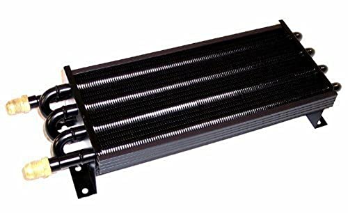 8 Pass Oil Cooler Element, With Threaded Fittings, Compatible with Dune Buggy