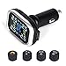 Produktbild HYCy Reifendruckkontrollsystem TPMS, kabelloser Monitor mit 4 externen Sensoren fuuml;r Wohnmobilzubehouml;r Zigarettenanzuuml;nderstecker Einstellbarer Anzeigewinkel, TPMS