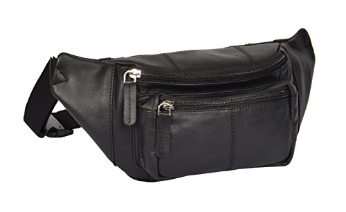 Sac banane en cuir véritable Barcelona svelte et haut de gamme