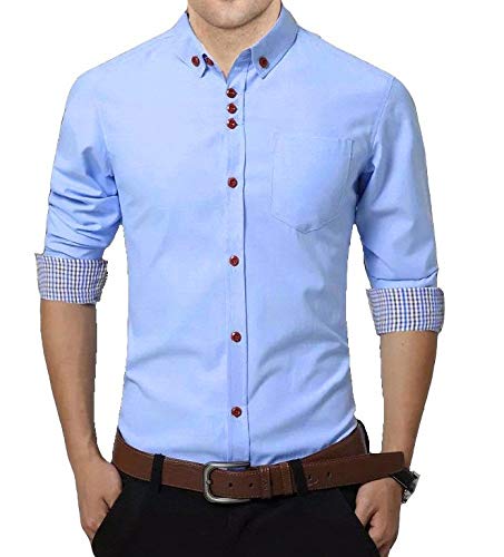 Image of IndoPrimo Men's Regular Fit Shirt (Men's Casual Shirt