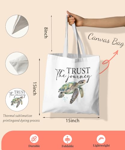1. Ocean Turtle Canvas Tote Bag for Turtle Lovers
2. Ocean Turtle Reusable Grocery Bags for Turtle Lovers
3. Shopping Gift Bag for Work Travel Shoulder Bag for Turtle Lovers
4. Trust The Journey Sign for Turtle Lovers