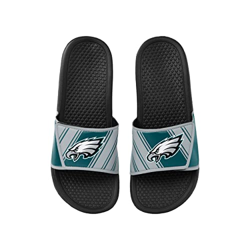 Image of FOCO mens NFL Team Logo Legacy Sport Slide Sandals
