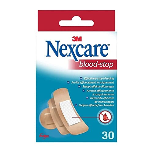 Pansements hémostatiques Nexcare Blood-Stop, assortiment, 30/paquet Cover