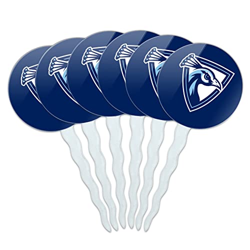 Upper Iowa University Primary Logo Cupcake Picks Toppers Decoration Set of