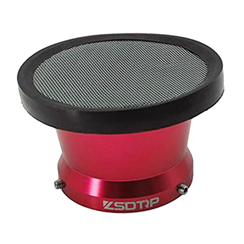 figatia Filtro de ar modificado para motocicleta Wind Cup 50 mm para 21/24/26/28/30 mm PWK - vermelh