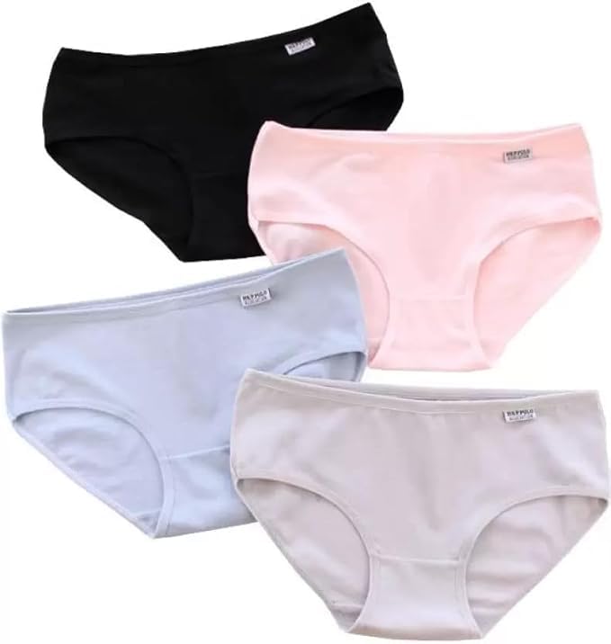 Cotton Panties for Women Girls Hipster Anti-Bacterial Stain Resistant Briefs Ultra Soft Blended Stretchable (Multicolour)-image-24