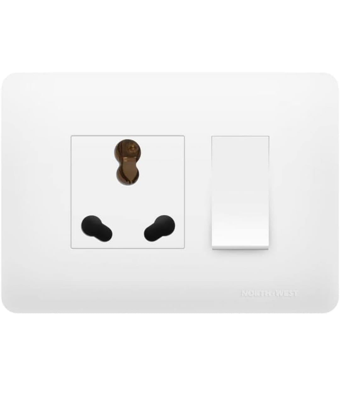 SEER Switch Combo of 3M Plate + 1M 16A Switch + 6/16A 3 Pin Power Socket, White-picture-14