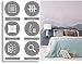 Mayfair Linen Hotel Collection 100% Egyptian Cotton - 500 Thread Count 4 Piece Sheet Set- Color White,Size King
