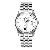 Imagen personalizada impresa, usted ofrece su texto o su foto para hacer el reloj único. Diseño exclusivo: diario interior ligero y multicolor, es el mejor regalo, relojes de fotos artísticos.