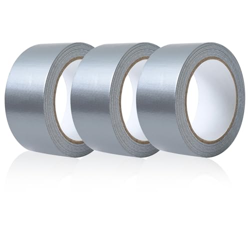 RANJIMA Vapour Barrier Tape for Roof Underlay Sheet, 3 Rolls Waterproof Roofing Tape for Bonding Underlay or Roofing Sheet, 5 cm x 20 m Underlay Tape for Permanent Air