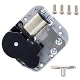 Gatuida Meccanismo Musicale di Ricambio per Carillon Fai da Te Movimento Compatto per Scatole in Plastica e Movimento Musicale con Ingranaggi Resistenti e Suono Nitido