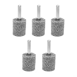5 Stück Nylonfaser-Polierscheiben Set 20 bis 60mm Durchmesser 6mm Schaft für Metall Holz Kunststoff zum Polieren Entgraten und Reinigen kompatibel mit Bohrmaschinen(20mm)