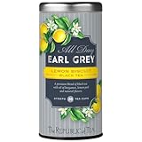 The Republic of Tea – All Day Earl Grey Lemon Biscuit Black Tea, Naturally Caffeinated, 36 Tea Bags