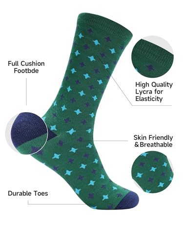 Dress Socks for Men Colorful for Dress Casual Formal Groomsmen Wedding, One Pair3