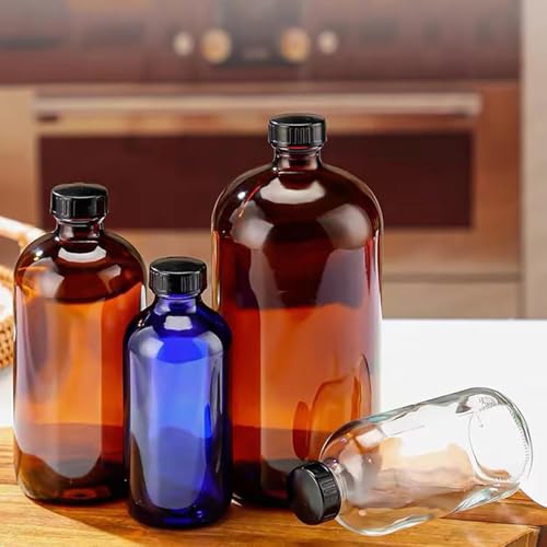 ZBJBinCH 12pcs Phenolic Resin Cover 28mm Black Poly Seal Screw Caps, Plastic Lids Amber Boston Round Glass Beer Bottles Poly Cone Cap, Brewing Wine Jug Cap for Cosmetics, Daily Chemicals Food Bottles