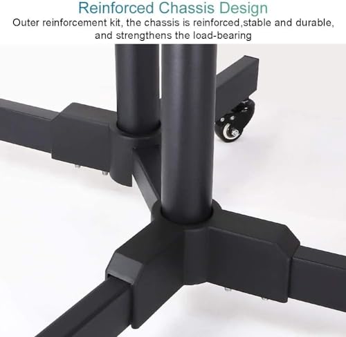 Soporte móvil para TV con ruedas y altura ajustable miniatura 7