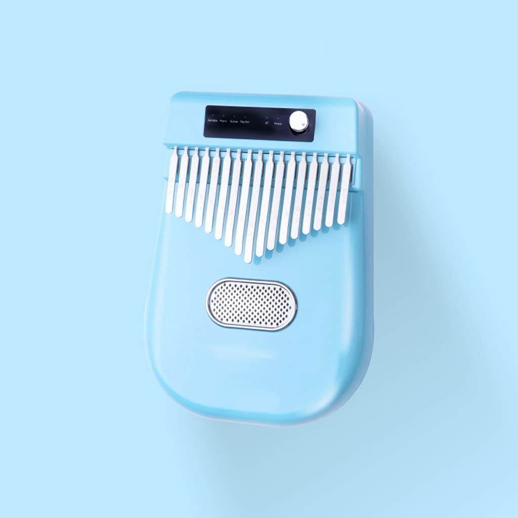 Elektroniczny inteligentny Kalimba kciuk fortepian Kalimba kciuk fortepian 17-nutowy palec fortepian przenośny instrument muzyczny (kolor: E, rozmiar: 17 tonów)