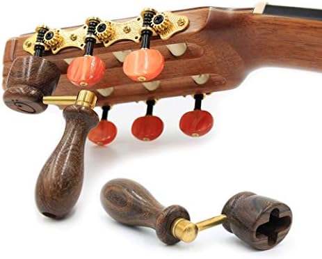 "ROSEWOOD" Handcrafted Wooden Guitar String Winder by Tenor. Designed For Classical, Flamenco, Acoustic, Electric Guitars and Ukuleles. Made Of Solid Handpicked ROSEWOOD. Beautiful Vintage Look.