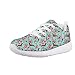 Coloranimal Chaussures de course à pied à lacets confortables pour enfants - - Teckel Flower, 31 EU