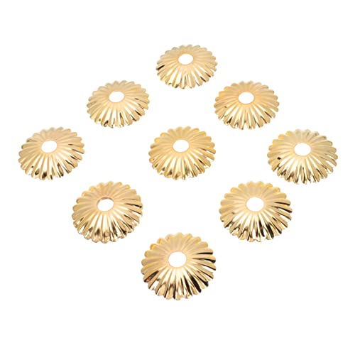 Lurrose 12pcs Unique Lamp Shade Decorative Cover Daisy Cover Gasket for Chandelier Spacer Ceiling Lamp Sunflower Lighting