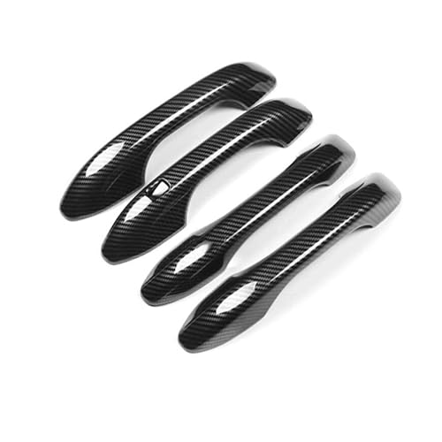 EIDASH Car Exterior Door Handle Cover for Hyundai Creta Ix25 Cantus 2020-2022 Carbon Fiber Car Door Handle Cover Molding Catch Overlay Accessories(Carbon Fiber)
