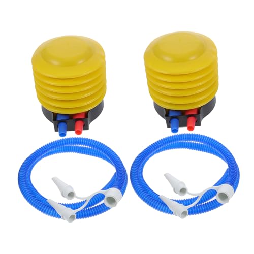 BESPORTBLE 2pcs Pump Inflator for Balloons and Inflatables Operated Bellows Pump Plastic Portable Air Pump for Yoga Ball