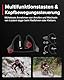 SUUNTO Wing Open-Ear Knochenschall Kopfhörer,Bluetooth Kabellos Sport Kopfhörer,Kopfbewegungssteuerung, Eingebaute HD Mikrofon,IP67 Verschleißfest, Sicherheitsleuchten,bis zu 30 Std Akkulaufzeit
