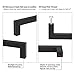 goldenwarm Kitchen Cabinet Handles Black Cabinet Pulls - PHJ12BK128 Black Drawer Pulls Kitchen Cabinet Hardware for Cabinets Handles for Dresser Drawers 12Pack
