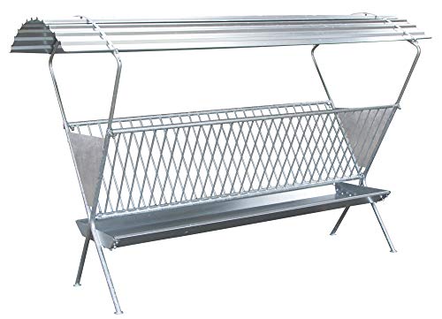 Futterraufe für Schafe m. Dach