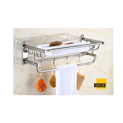 Étagère à serviettes de bain et panier mural pour optimiser votre routine - 2