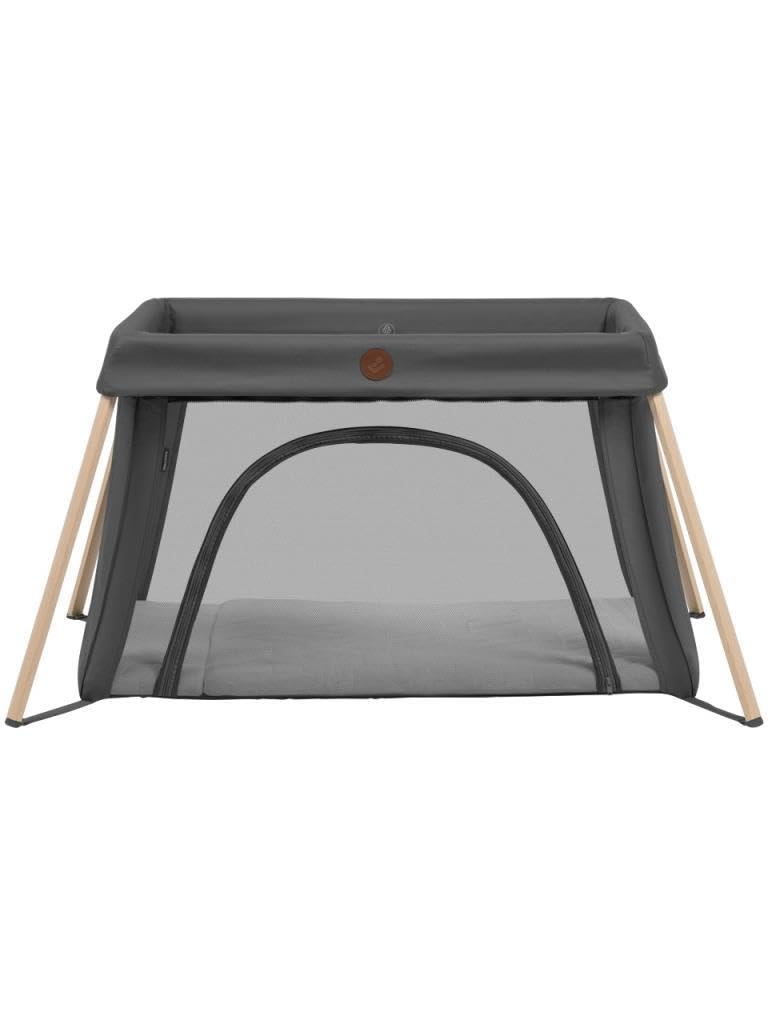 Maxi-Cosi Calao Light Lettino da Viaggio, super compatto e leggero, materasso CloudCore, 2 livelli di riposo, borsa da viaggio, per neonati e bambini (0–3 anni), max 15 kg, Beyond Graphite Eco