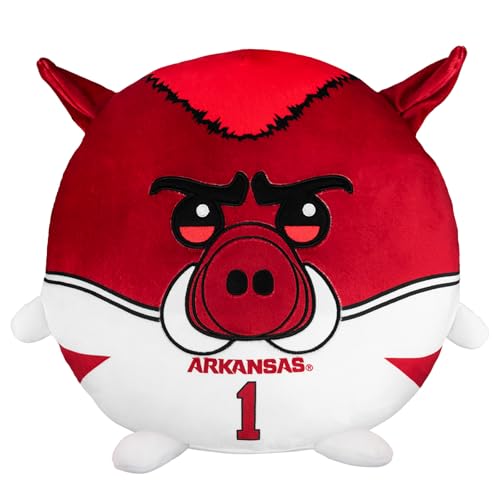 Sleep Squad Arkansas Razorbacks Big Red 12" Mascot Kiri Cloud Plushie - Official Collegiate Plush