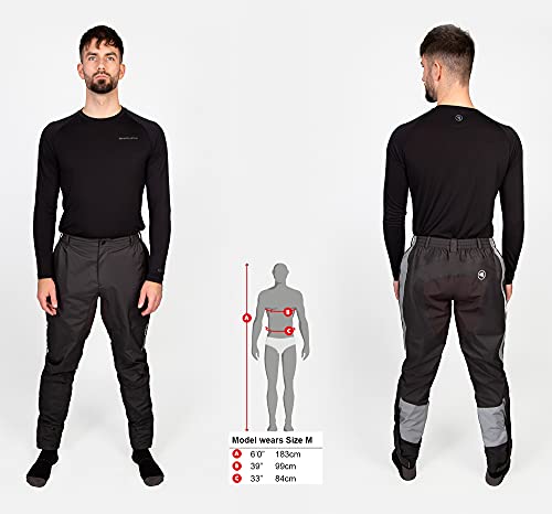 Endura Calça masculina Urban Luminite impermeável para ciclismo II Antracite, 3GG