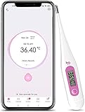 Klinisch Hohe Messpräzision - Unser Digital Thermometer mit flexibler Messspitze misst mit absoluter Genauigkeit Ihre Basaltemperatur und zeigt Ihnen diese durch zwei Kommastellen an.