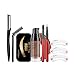 Red&Black Waterproof Eyebrow Tint Gel Kit, Long Lasting Brow Color Gel Mascara for Eyebrow Makeup,Flake-Proof,Smudge-Proof, 12ml Light Brown