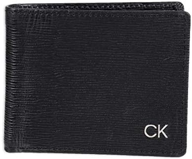 Calvin Klein Men's Leather RFID Minimalist Bifold Wallet