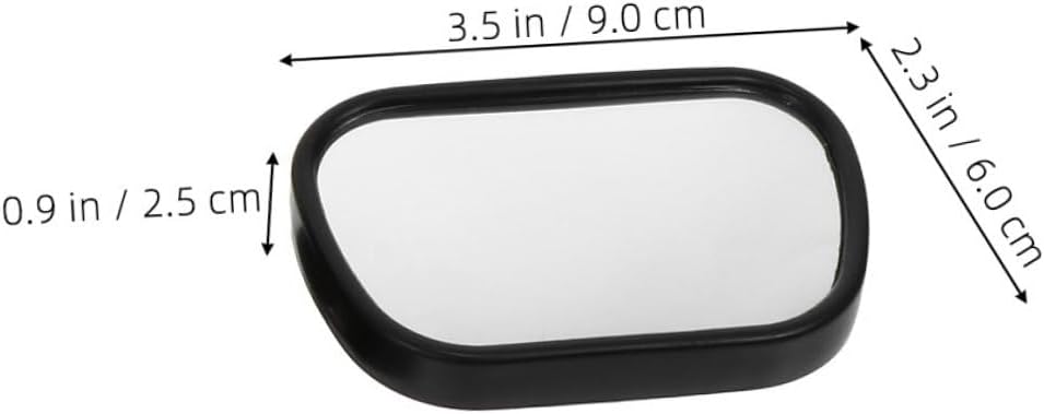 2pcs Viewing Mirror Rearview Mirror with 360° Rotation Anti-shake Car Interior for Rear Facing Car Seats Safety