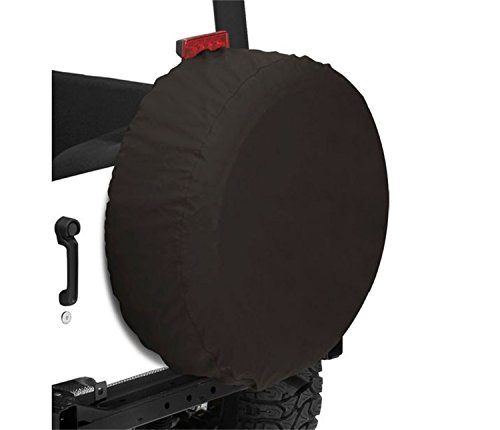 Bestop 6102601 Black Custom Fit Tire Cover - 26.5