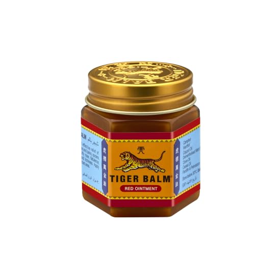 Tiger Balm Red Ointment | For Effective Relief From Joint Pain, Back Pain, Body Pain, Knee Pain, Muscular Aches & Sprains | 30g