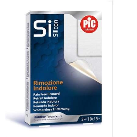 Pikdare Cerotto Pic Postop Silicone 10X15 5 Pezzi