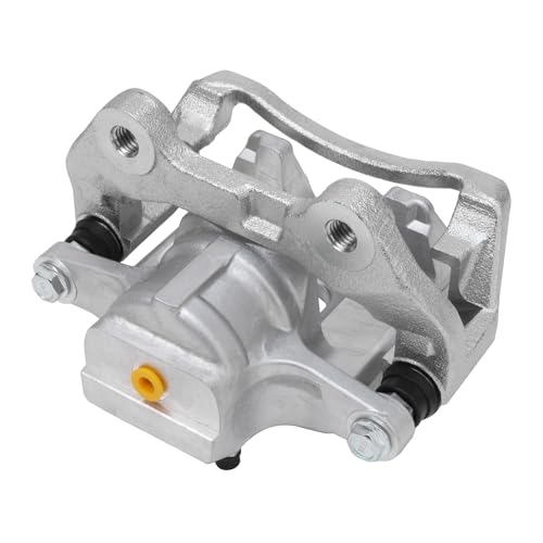 Image of Detroit Axle - Rear Right Brake Caliper for Chevy Traverse | GMC Acadia Limited Saturn Outlook Buick Enclave Cadillac XTS, Passenger Side Disc Brake Caliper w /Bracket Replacement