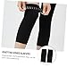 WRITWAA 1Pair Knitted Knee Covers Comfortable Breathable Protective Gears Elastic Knee Sleeves for Outdoor Sports Non Slip Design Keep Warm Protect Your Legs for All Day Wear