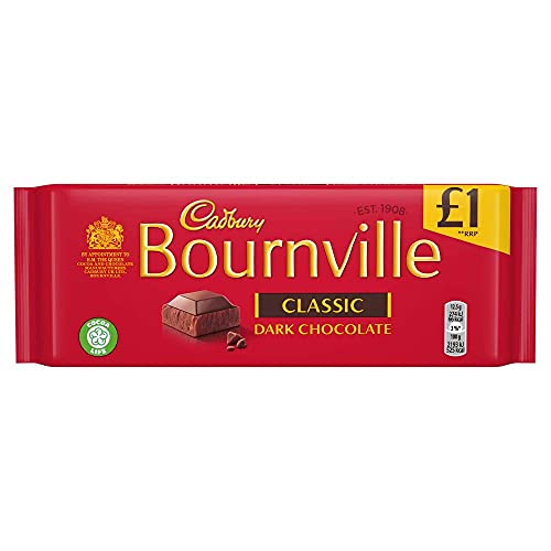 Cadbury Bournville Classic Dark Chocolate Pouch, 180 g