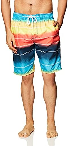 Kanu Surf Men's Flex Swim Trunks (Regular & Extended Sizes), Apollo Multi, XX-Large