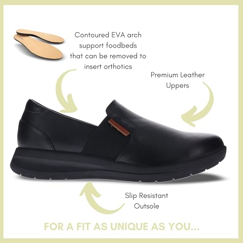 Revere Panama Women's Slip-On Sneakers - Premium Leather Upper, Lightweight, Stylish and Removable Comfort Footbed Orthotic with Customizable Fit3