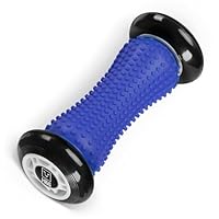 H&S Fußmassage Igelball - Faszienrolle Fuß - Fußmassageroller zur Faszien Massage - Roller für Hand & Fuss aus Silikon mit Noppen für Stressabbau & Entspannung - Blau