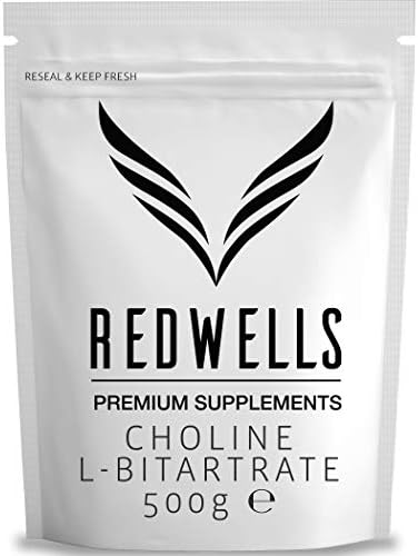 Choline Bitartrate Powder REDWELLS Cognitive Enhancer GMO Free Vegan - 100g Pack