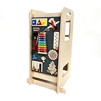 Torre de Aprendizaje Montessori 12 en 1 ATAA Madera Natural