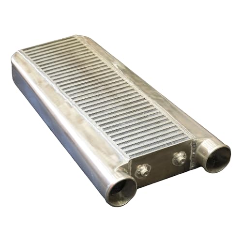 Intercooler de fluxo vertical série K de 7,6 cm K20 K24 para Honda Acura RSX Civic EK EG